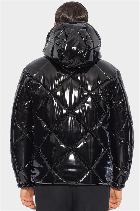 manteau fourrure homme versace|versace men's puffer jacket.